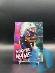 2021 Panini-Playoff Pink Rookie Wave RC Rhamondre Stevenson #RW-RST
